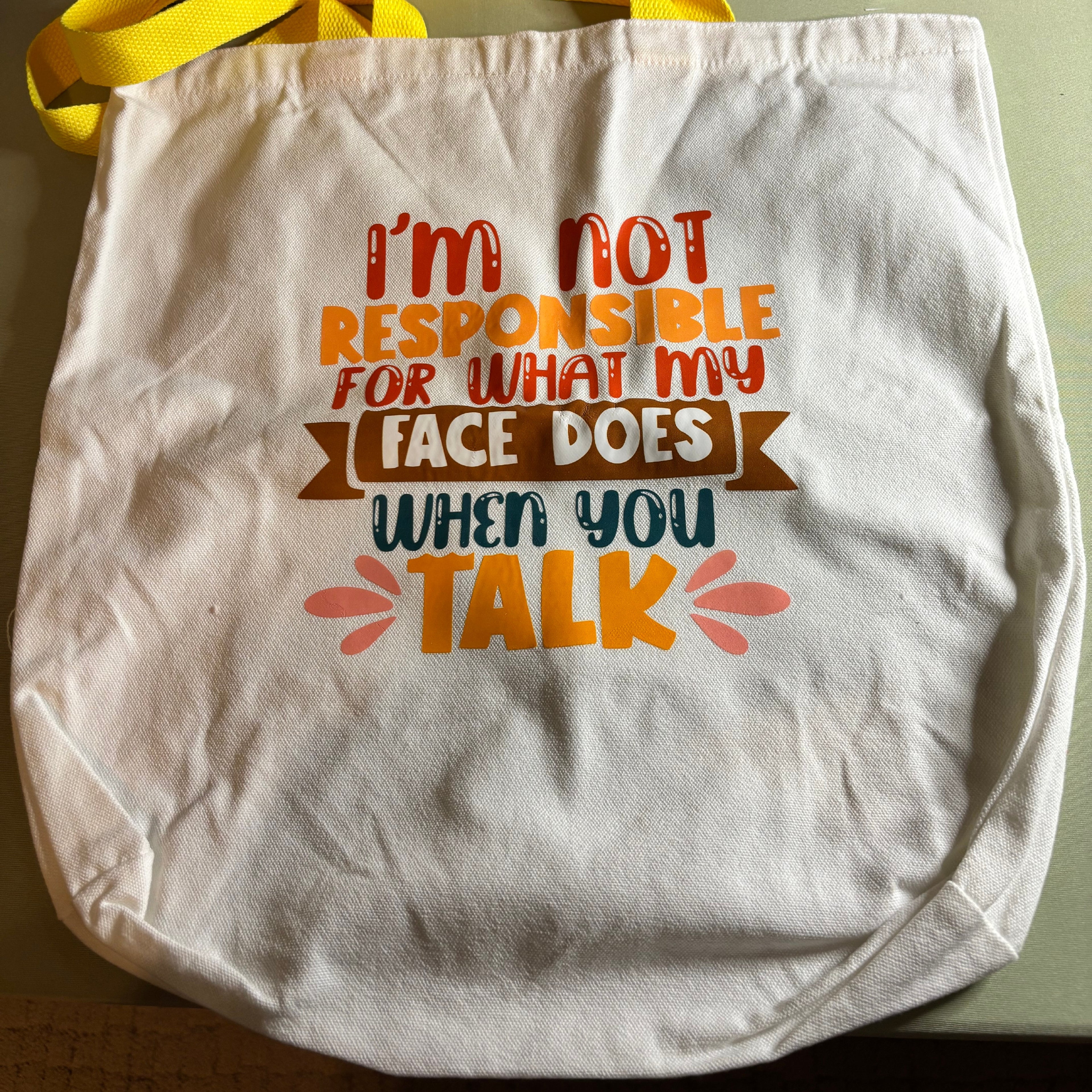 Cloverly Statement Tote Bag front view