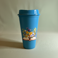 Cloverly Lidded Tumbler - Sage Background